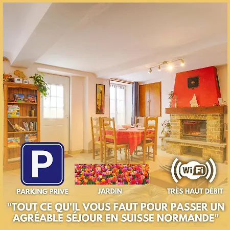 Дом отдыха Les Maisons De Ghk -jardin-wifi-parking *